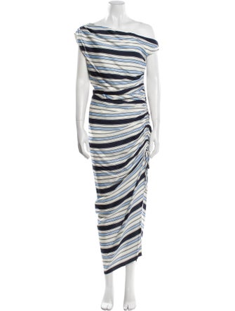 Veronica Beard Striped Long Dress
