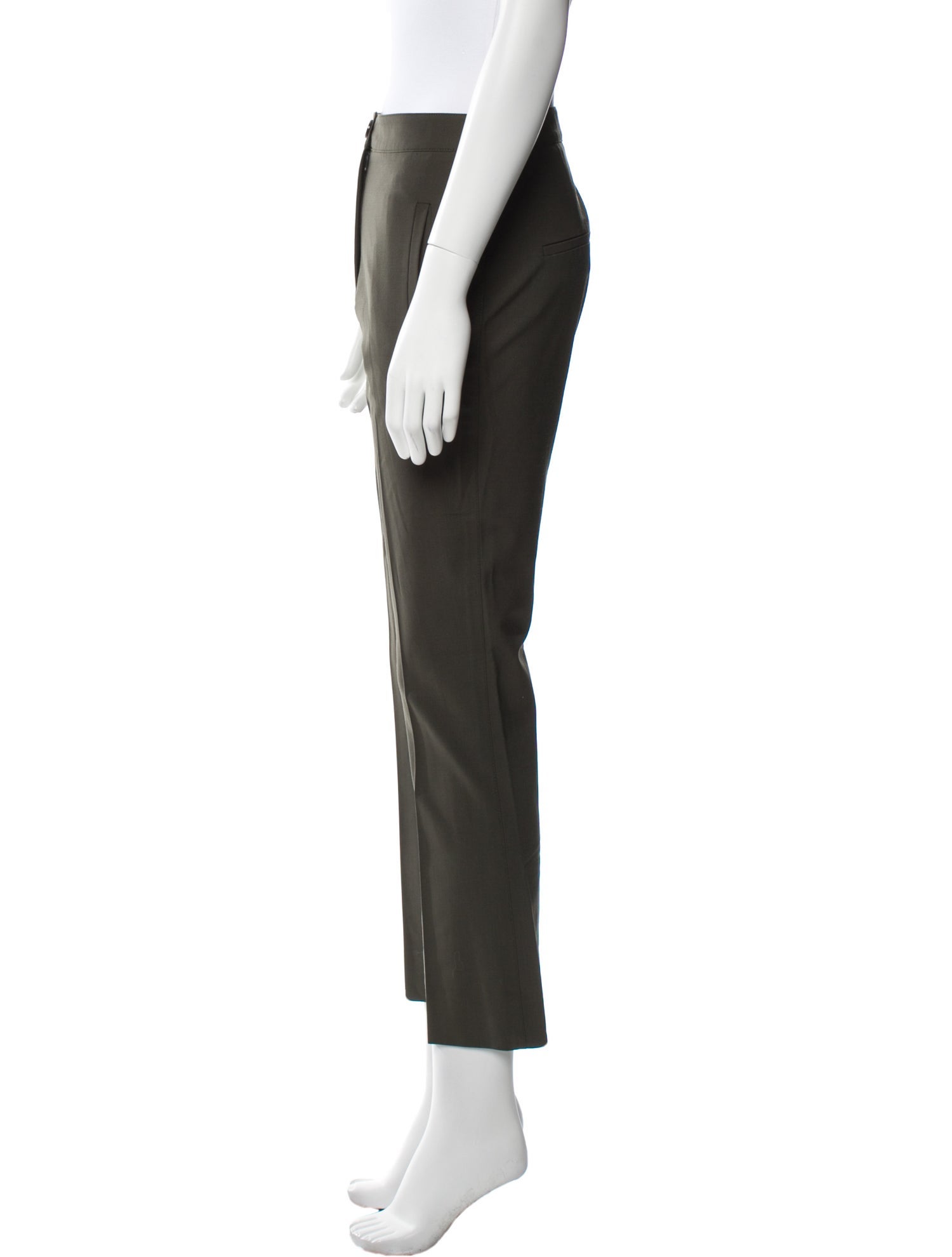 Veronica Beard Wool Straight Leg Pants
