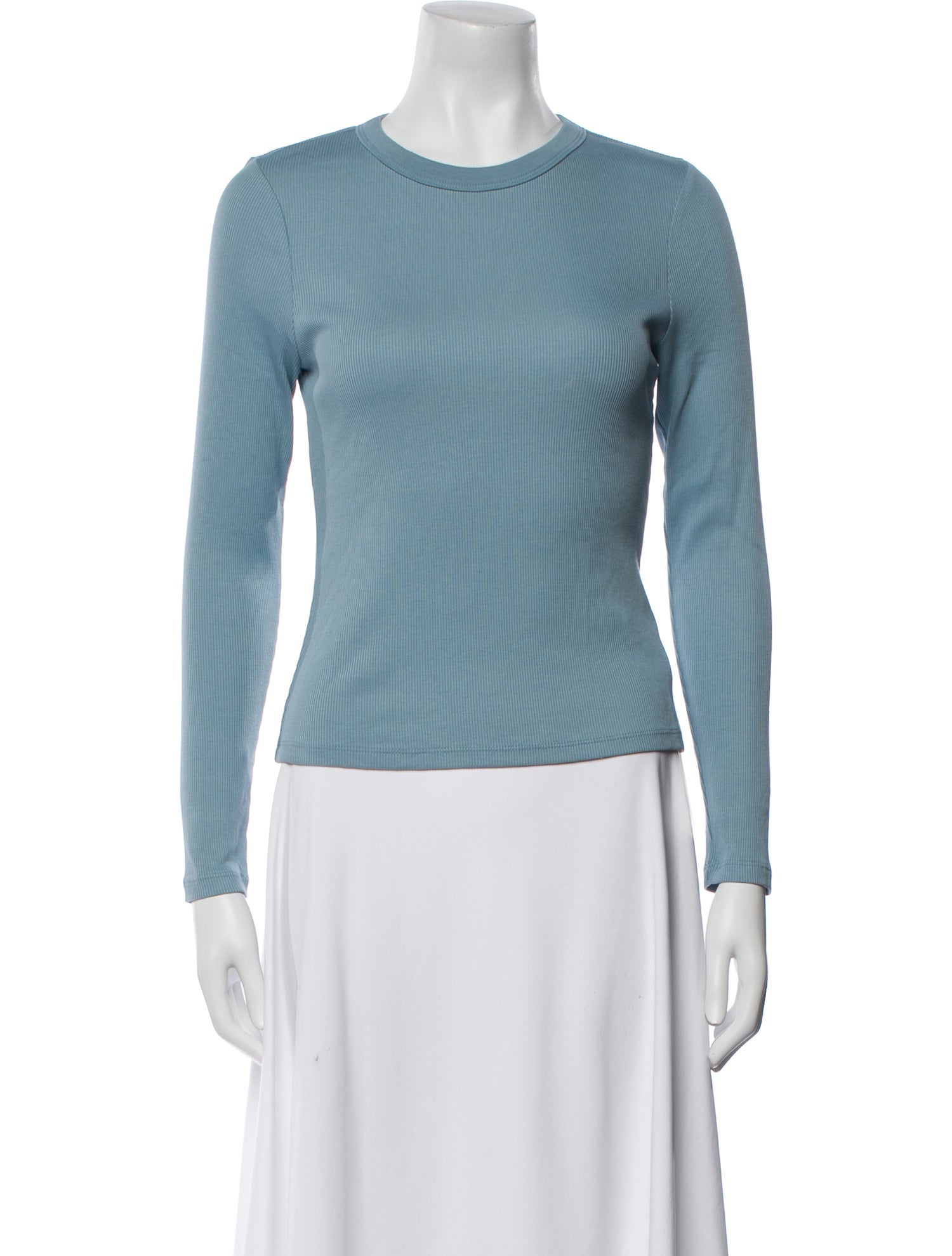 Veronica Beard Crew Neck Long Sleeve Top