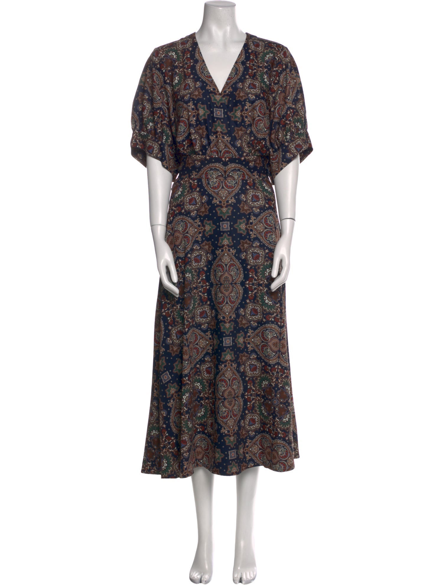 Veronica Beard Paisley Print Long Dress w/ Tags