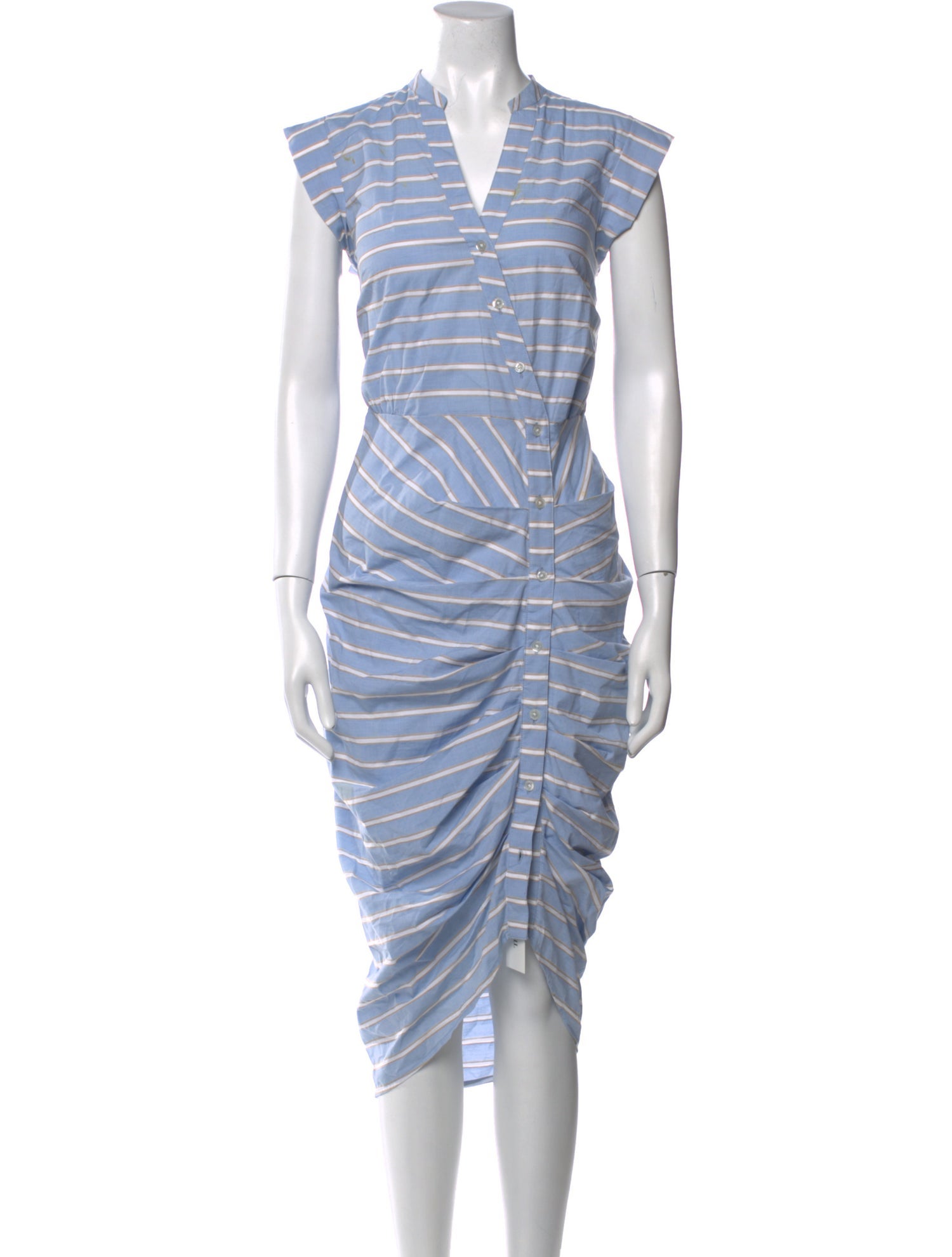 Veronica Beard Striped Long Dress