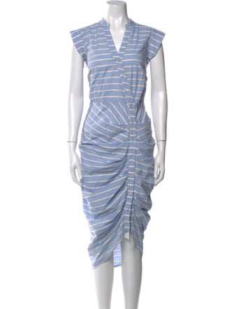 Veronica Beard Striped Long Dress