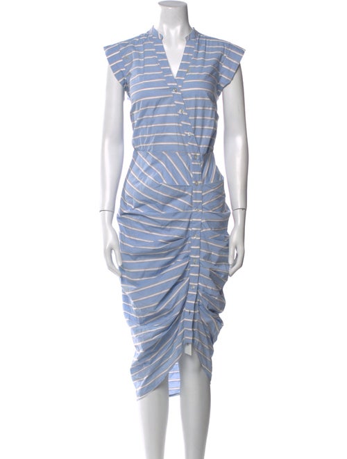 Veronica Beard Striped Long Dress