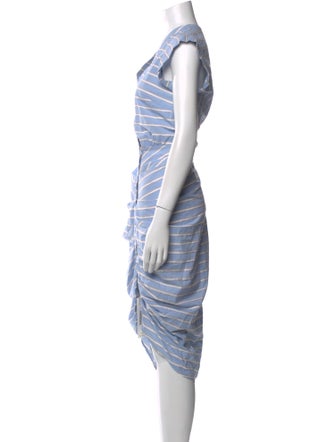 Veronica Beard Striped Long Dress