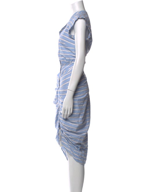 Veronica Beard Striped Long Dress