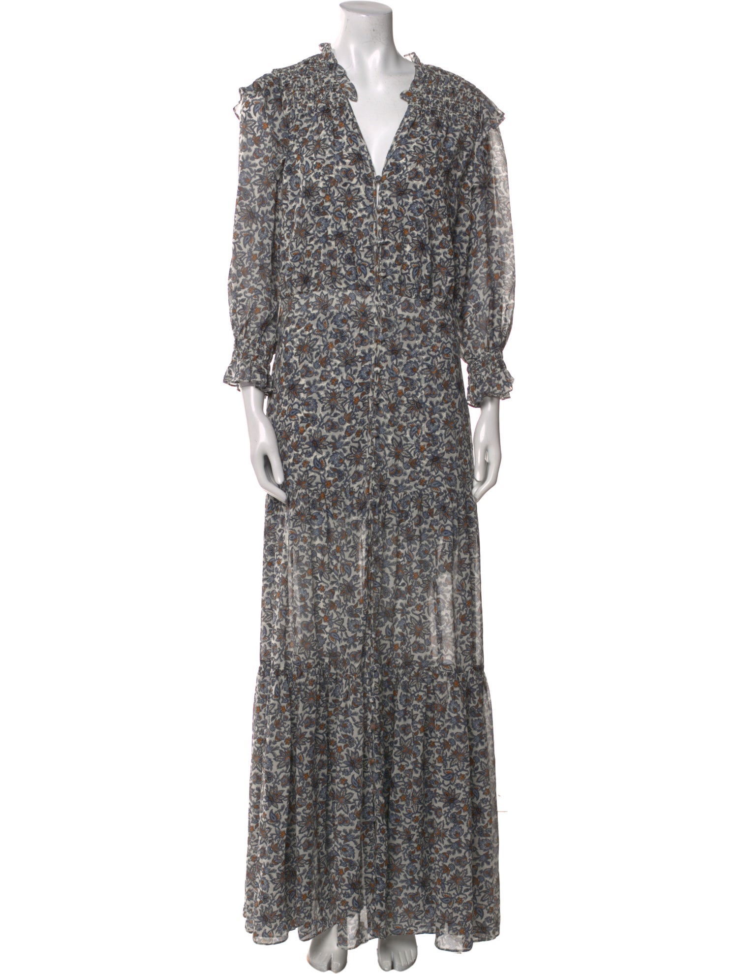 Veronica Beard Silk Long Dress