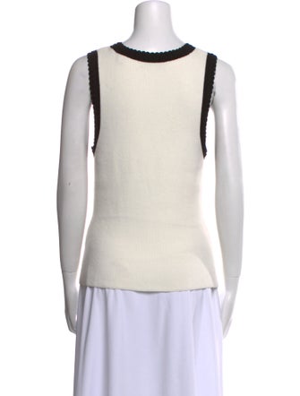 Veronica Beard Scoop Neck Sleeveless Top