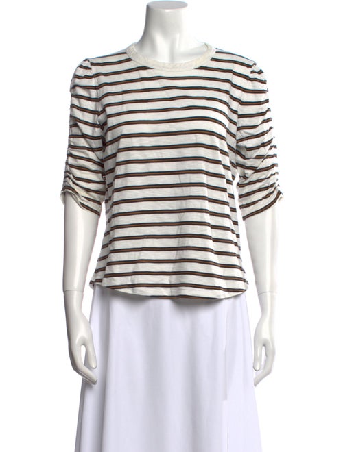 Veronica Beard Striped Crew Neck T-Shirt
