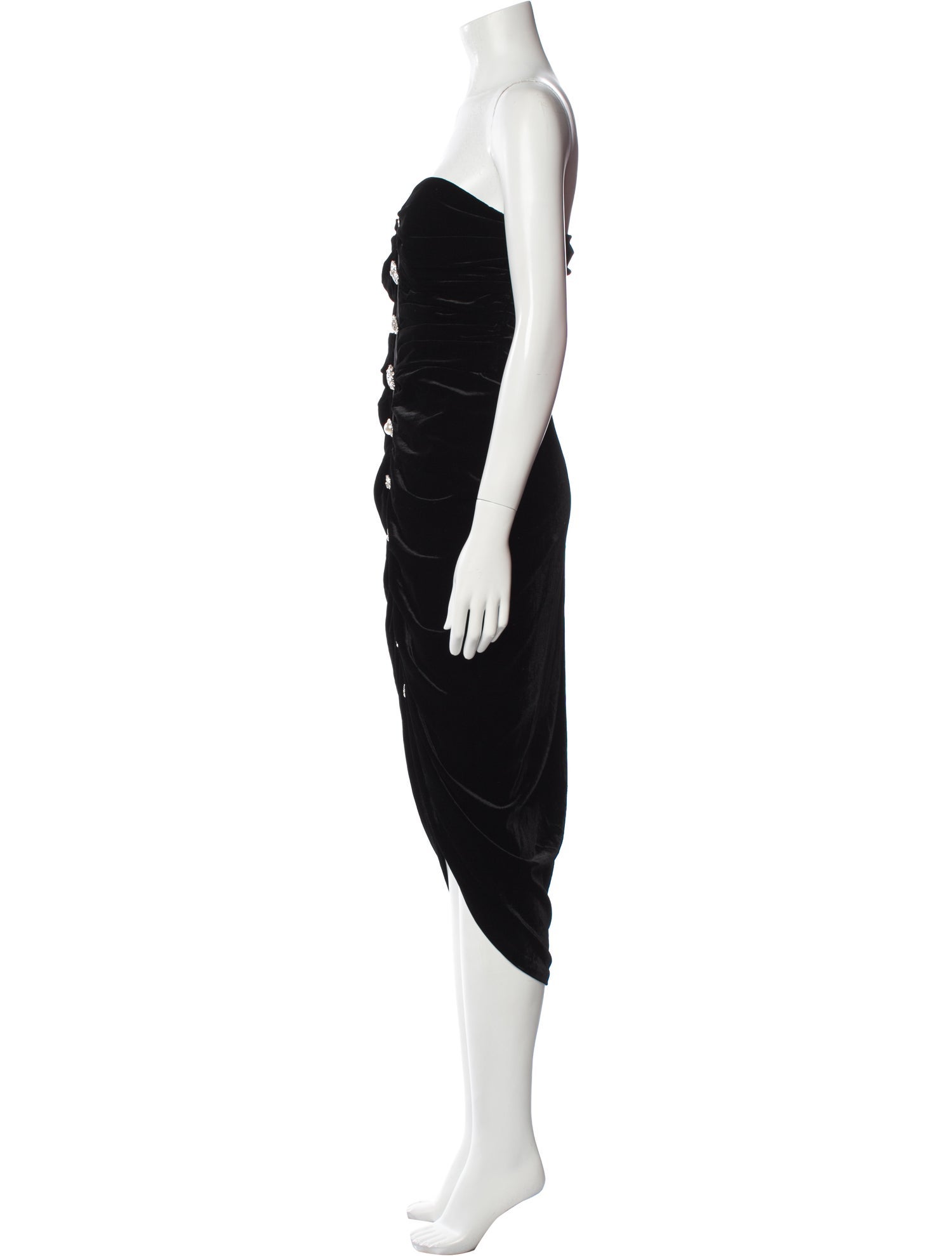 Veronica Beard Strapless Midi Length Dress