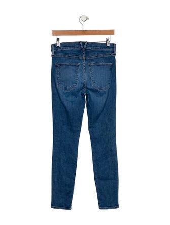 Veronica Beard Mid-Rise Skinny Leg Jeans