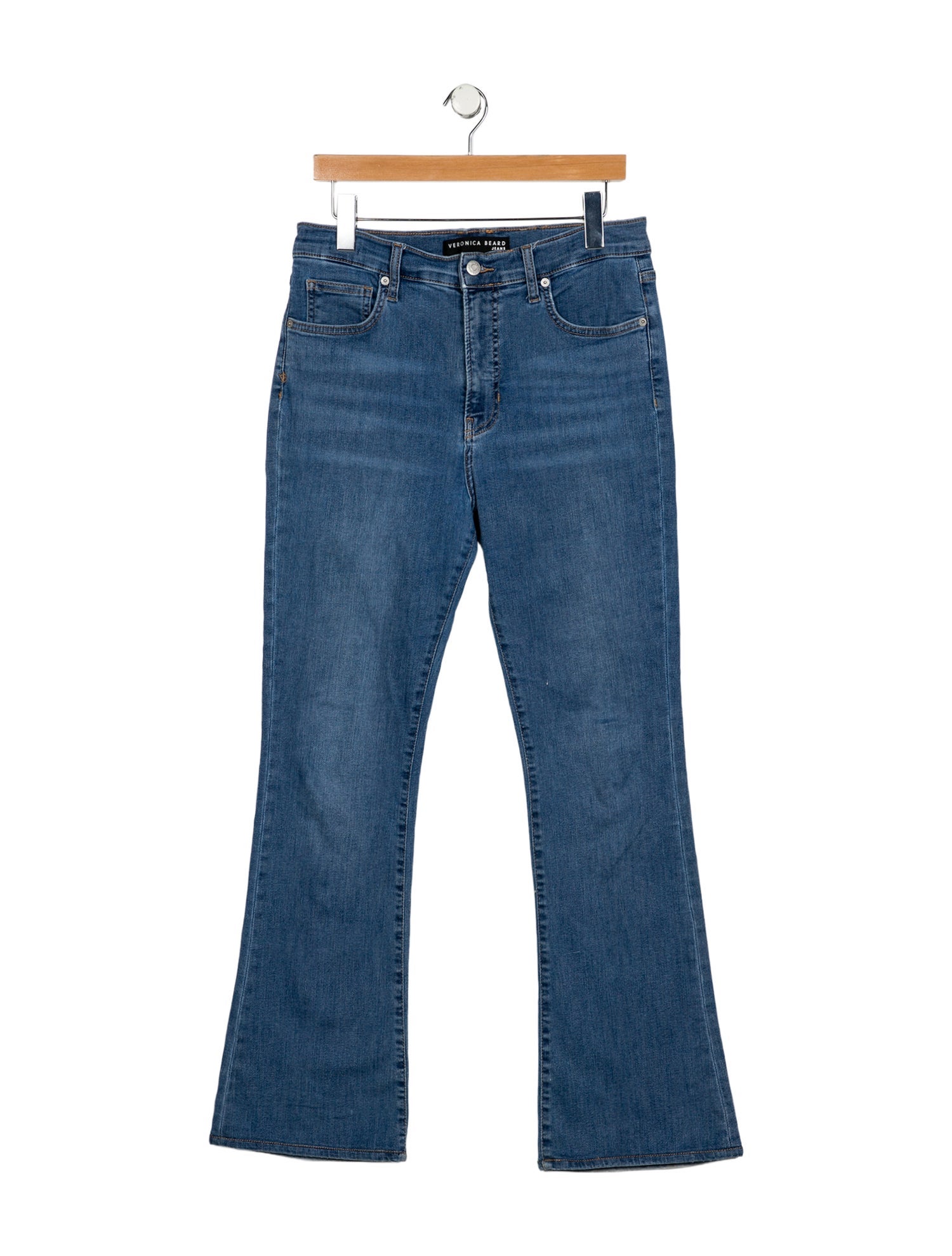 Veronica Beard High-Rise Wide Leg Jeans
