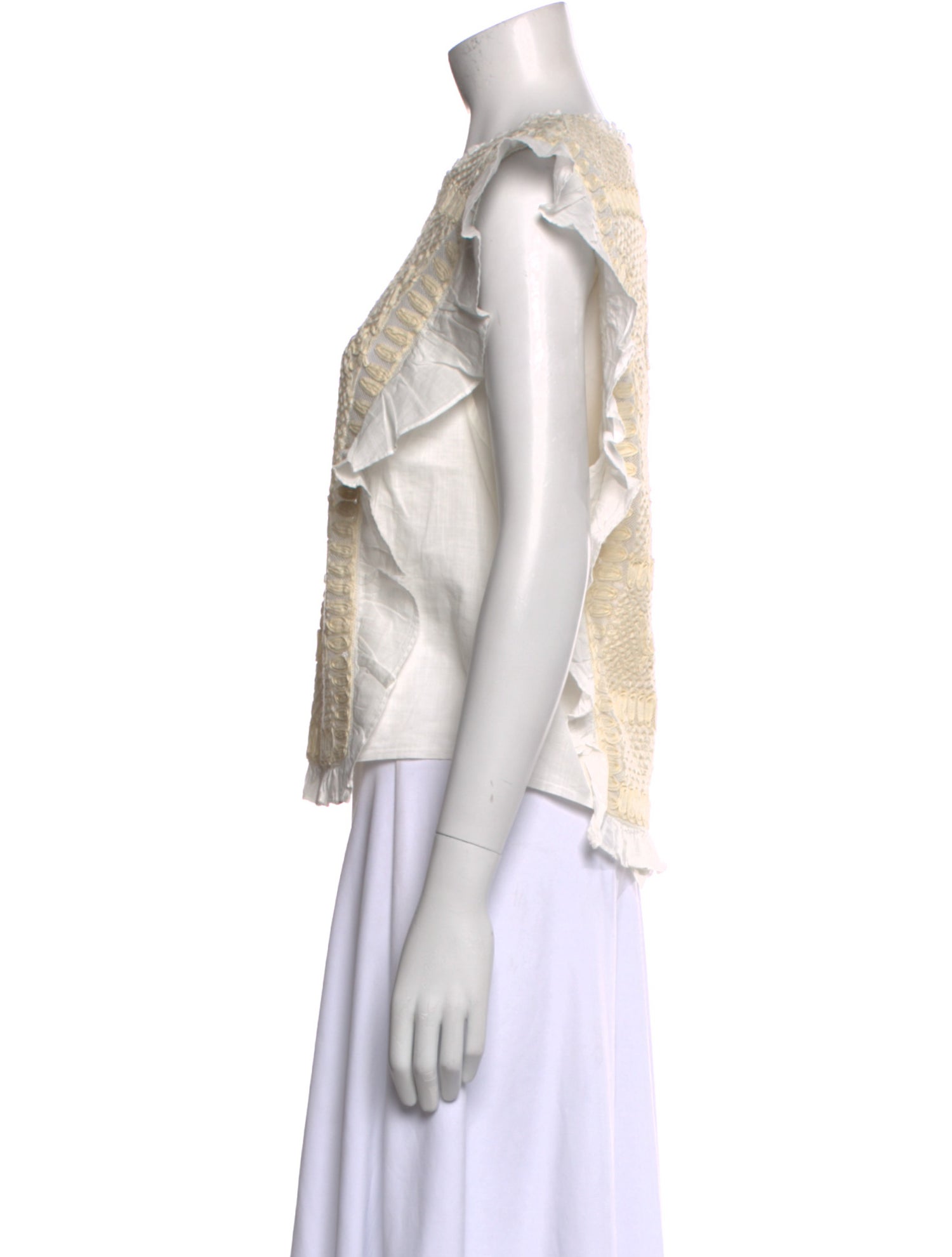 Veronica Beard Crew Neck Short Sleeve Top w/ Tags