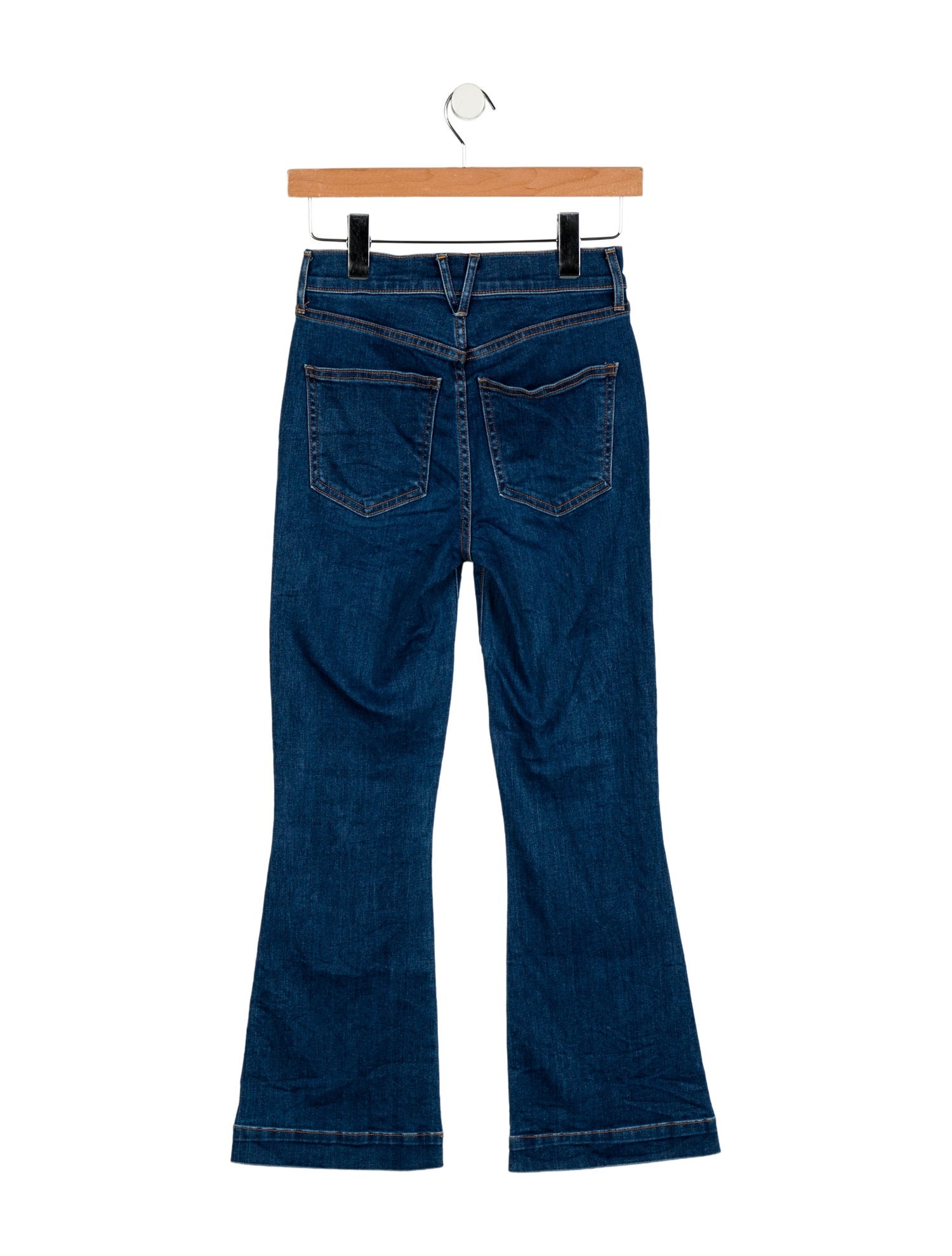Veronica Beard Mid-Rise Wide Leg Jeans