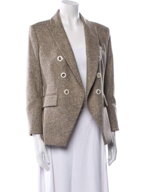 Veronica Beard Wool Tweed Pattern Blazer
