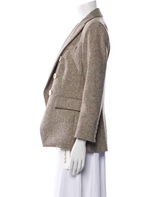Veronica Beard Wool Tweed Pattern Blazer