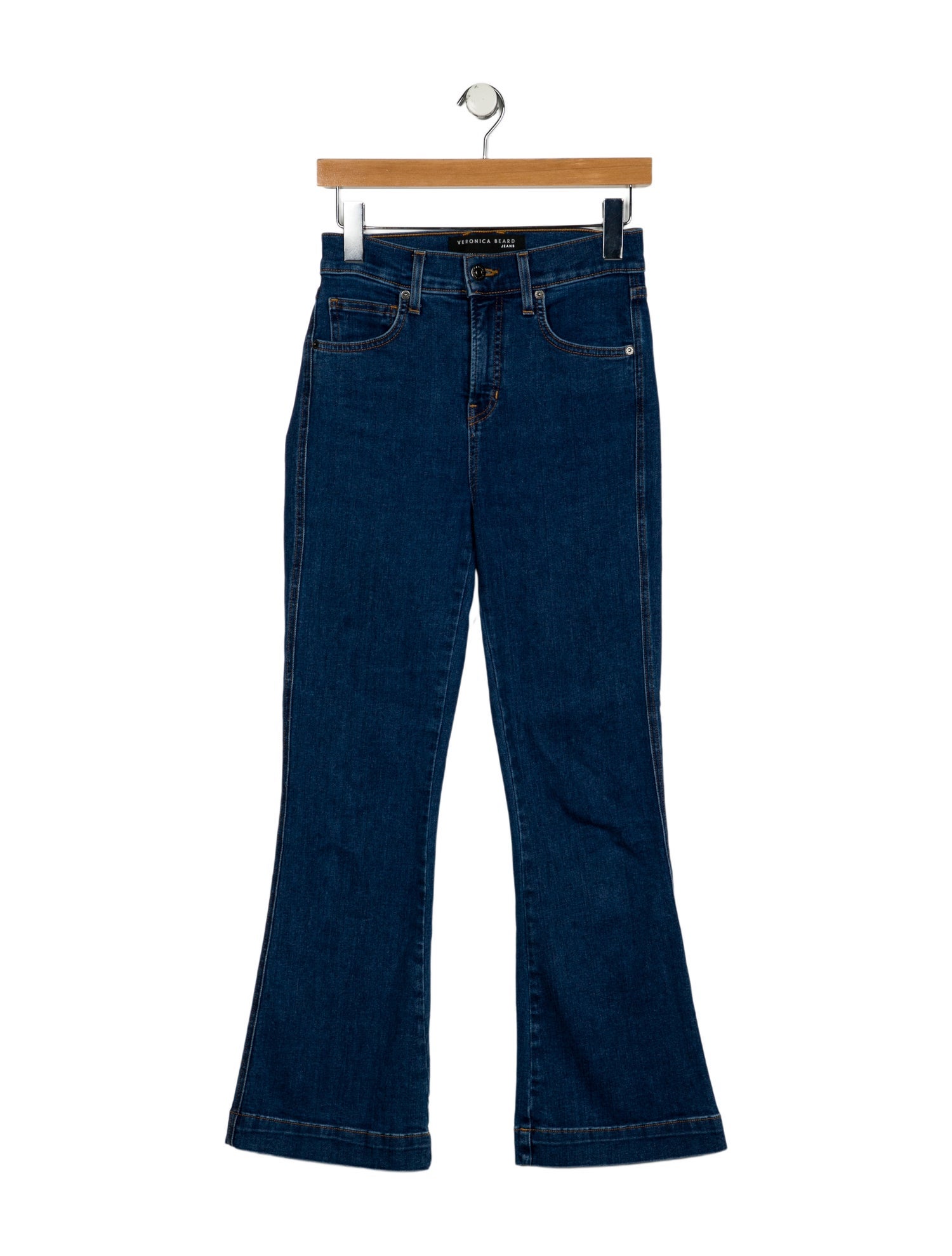 Veronica Beard High-Rise Wide Leg Jeans