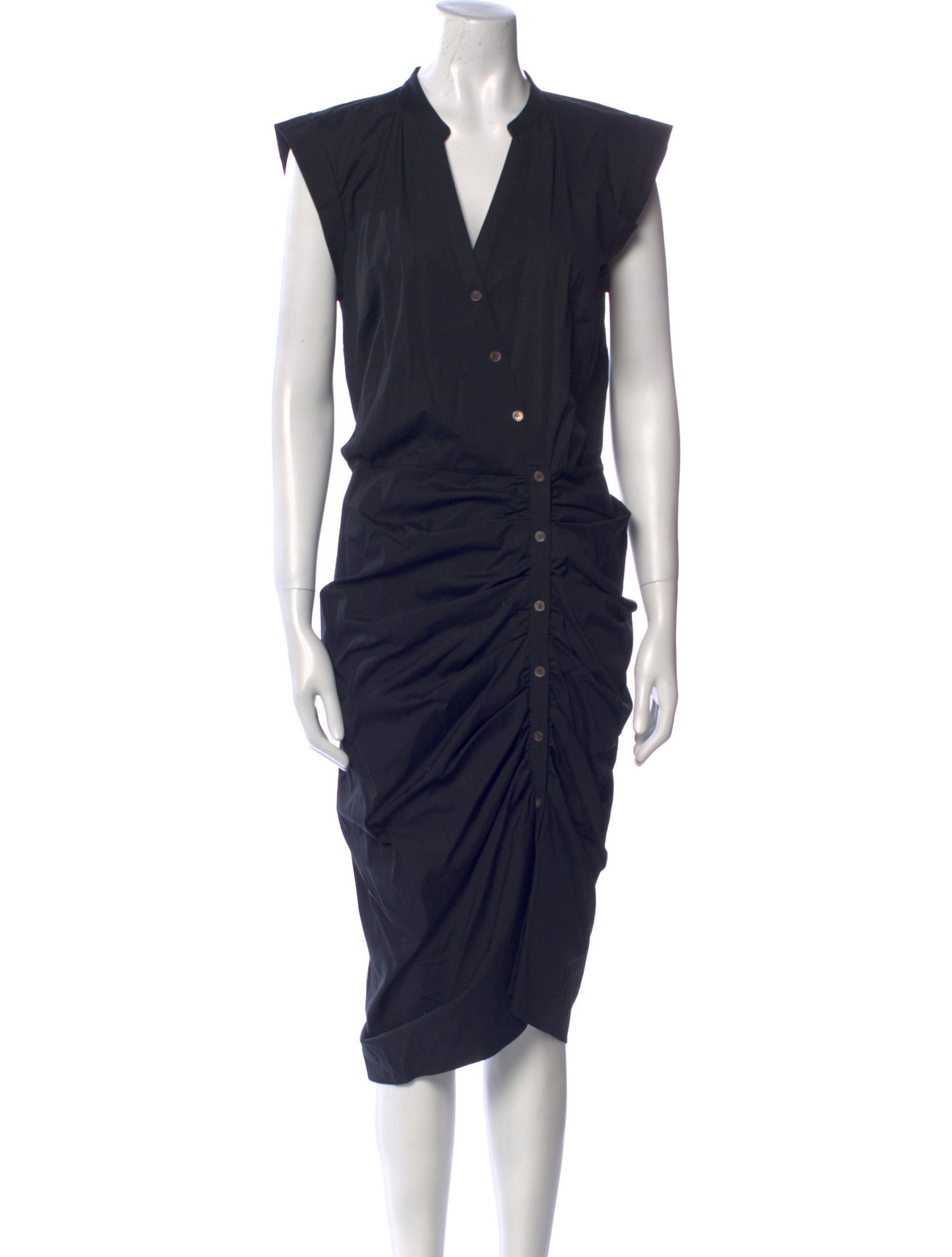 Veronica Beard V-Neck Midi Length Dress