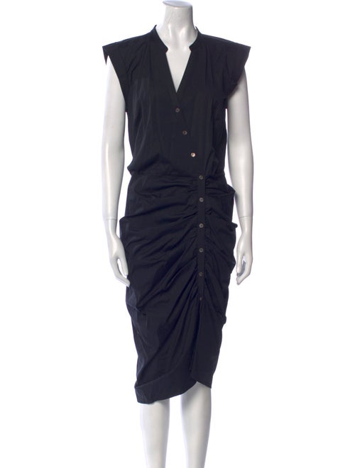 Veronica Beard V-Neck Midi Length Dress