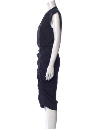 Veronica Beard V-Neck Midi Length Dress