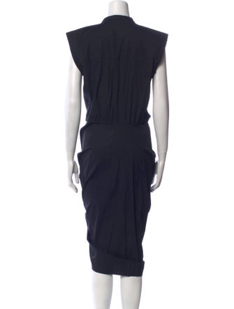 Veronica Beard V-Neck Midi Length Dress