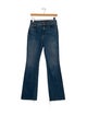 Veronica Beard High-Rise Straight Leg Jeans