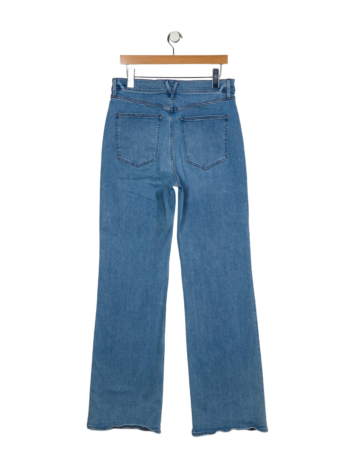 Veronica Beard High-Rise Wide Leg Jeans