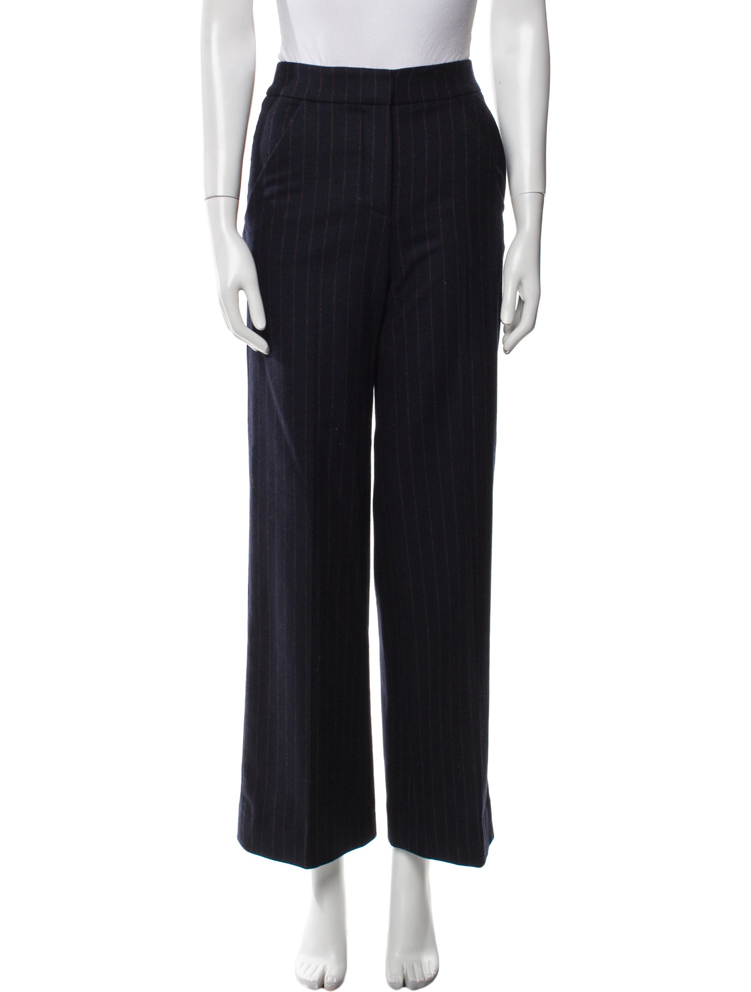 Veronica Beard Wool Wide Leg Pants