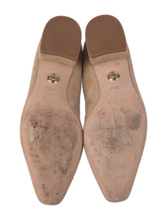 Veronica Beard Suede Bow Accents Ballet Flats