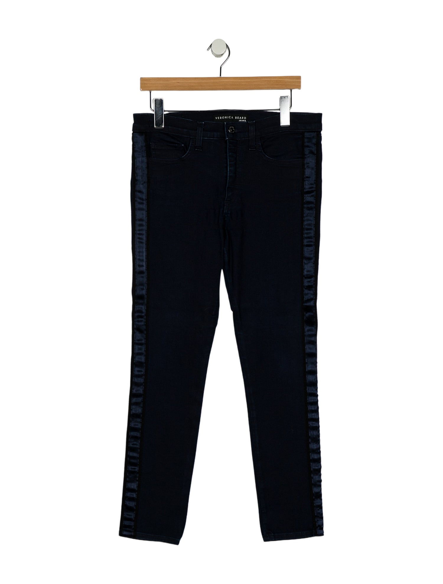 Veronica Beard Mid-Rise Skinny Leg Jeans
