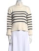 Veronica Beard Striped Turtleneck Top