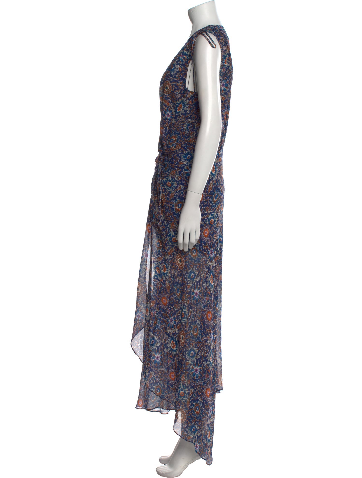Veronica Beard Silk Long Dress