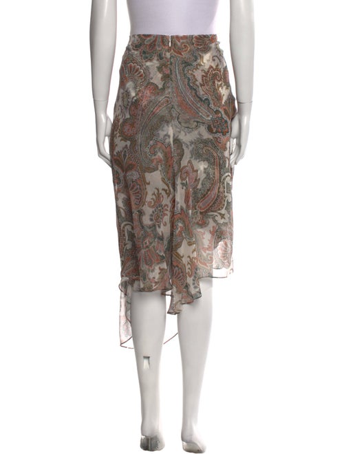 Veronica Beard Silk Midi Length Skirt