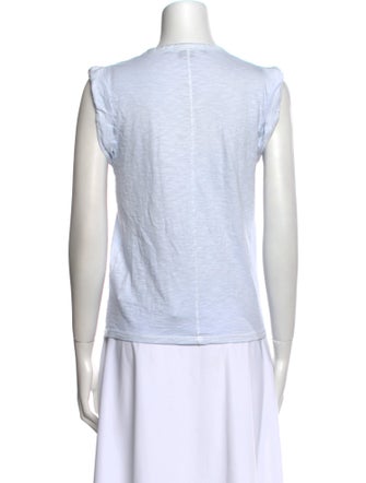 Veronica Beard Crew Neck Sleeveless T-Shirt