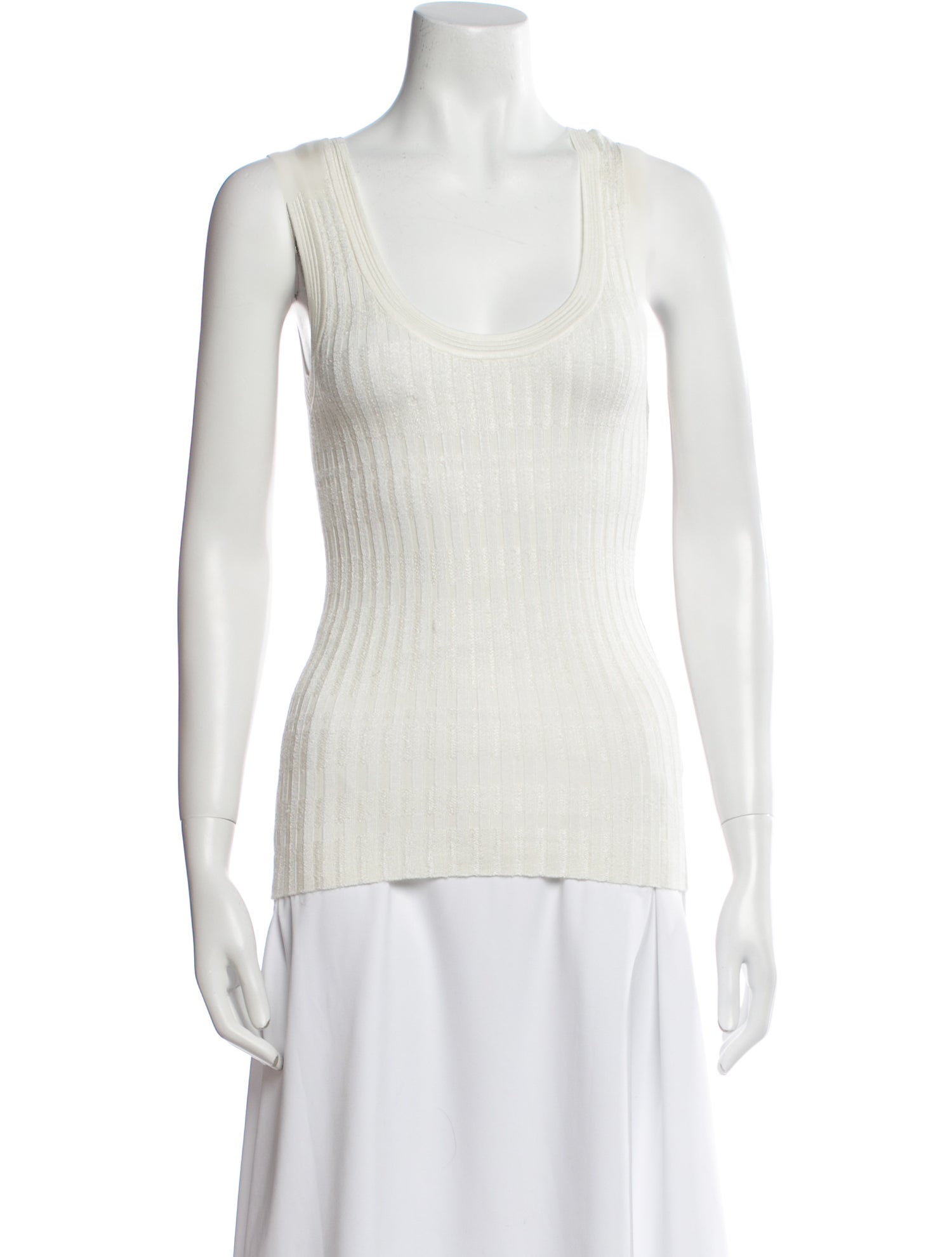 Veronica Beard Scoop Neck Sleeveless Top