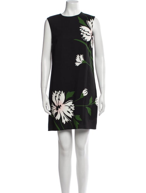 Veronica Beard Floral Print Mini Dress