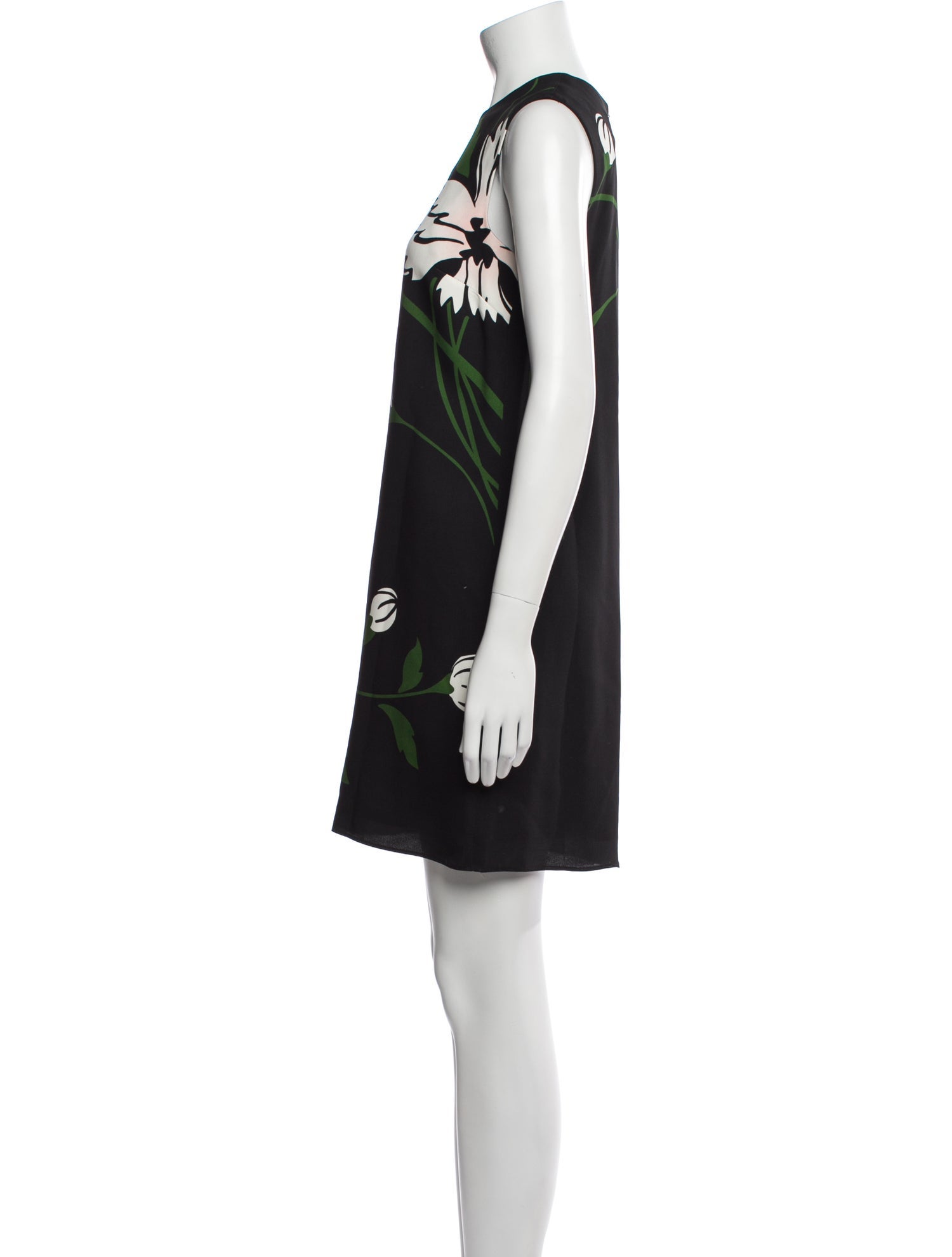 Veronica Beard Floral Print Mini Dress