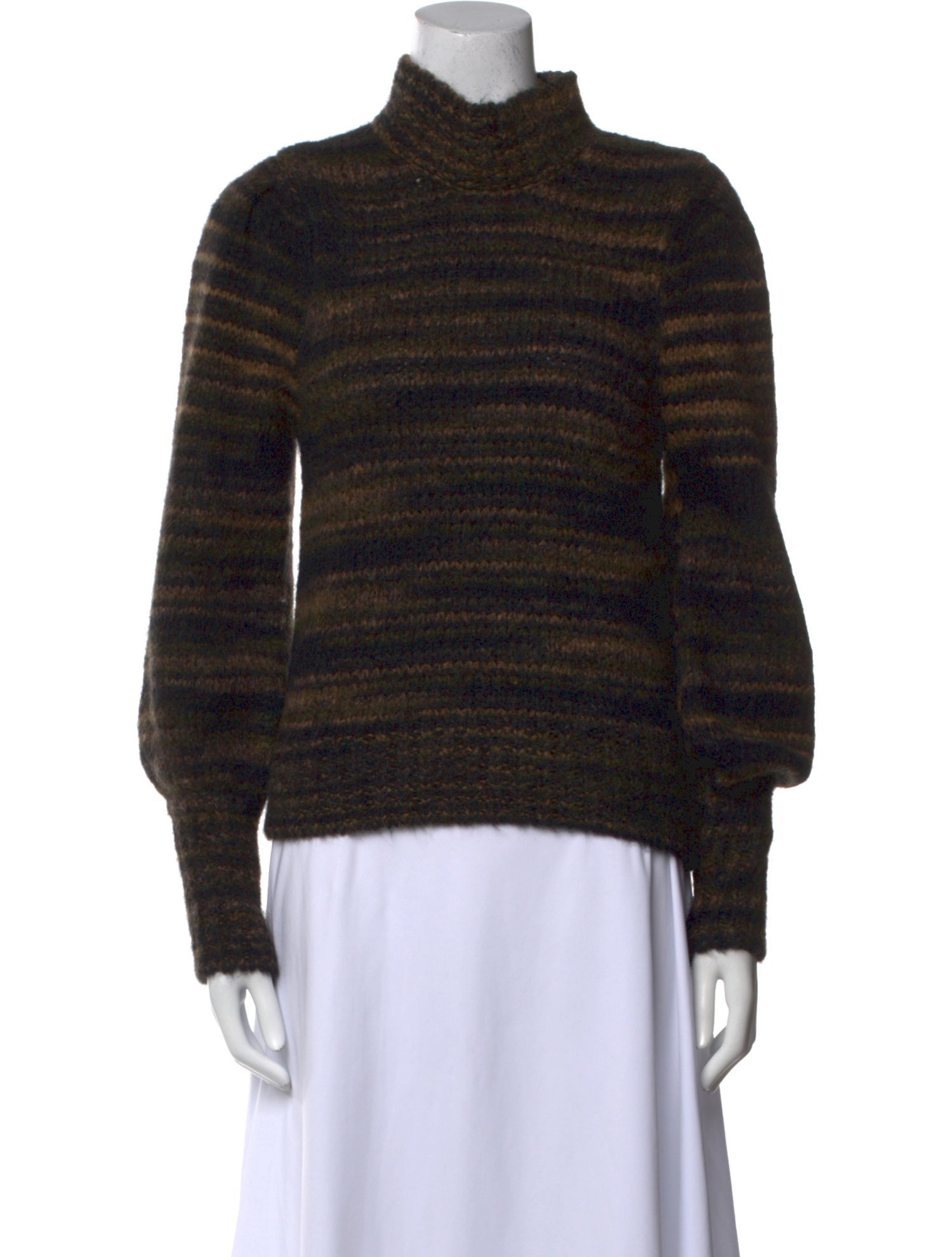 Veronica Beard Alpaca Striped Sweater