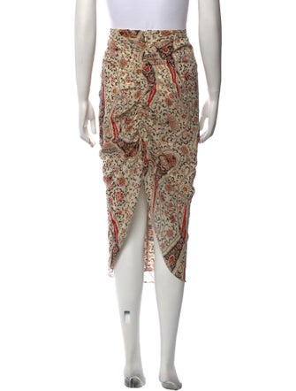 Veronica Beard Silk Midi Length Skirt