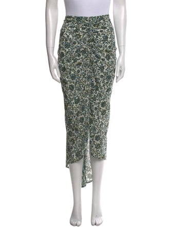 Veronica Beard Printed Midi Length Skirt