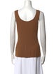 Veronica Beard Scoop Neck Sleeveless Top