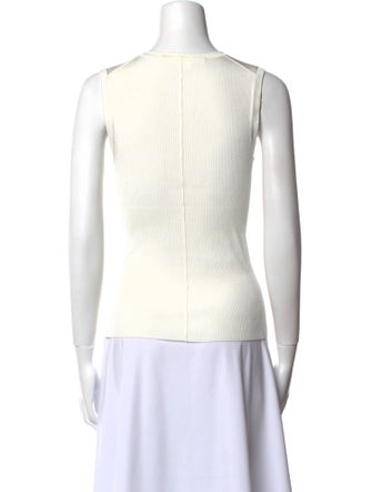 Veronica Beard V-Neck Sleeveless Top