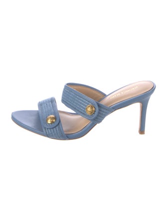 Veronica Beard Leather Slides