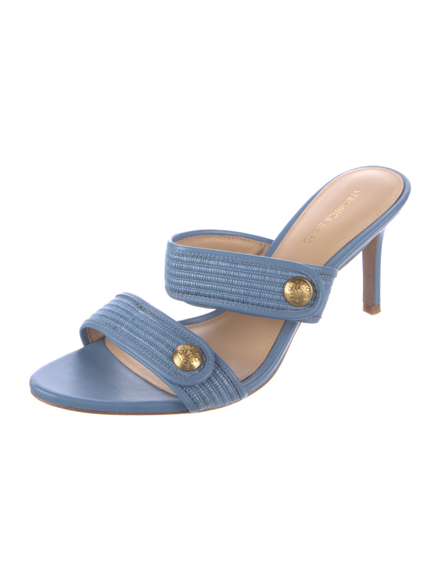 Veronica Beard Leather Slides