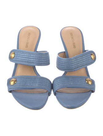 Veronica Beard Leather Slides