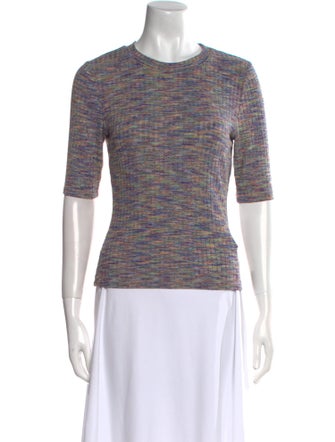 Veronica Beard Printed Crew Neck T-Shirt