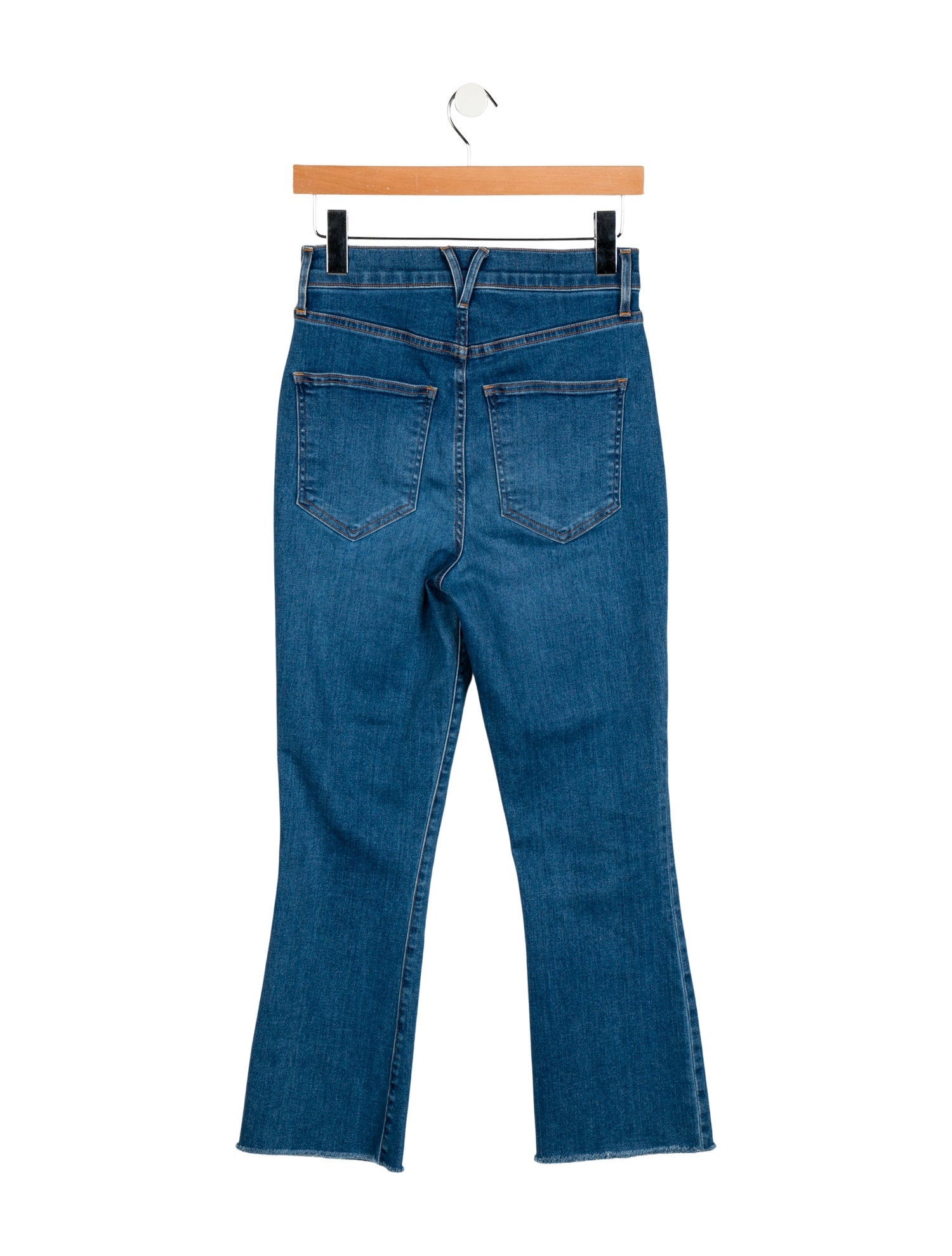 Veronica Beard High-Rise Straight Leg Jeans
