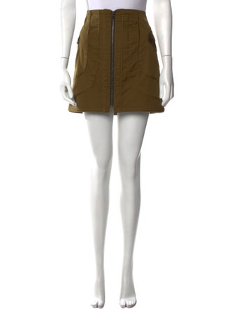 Veronica Beard Pleated Accents Mini Skirt