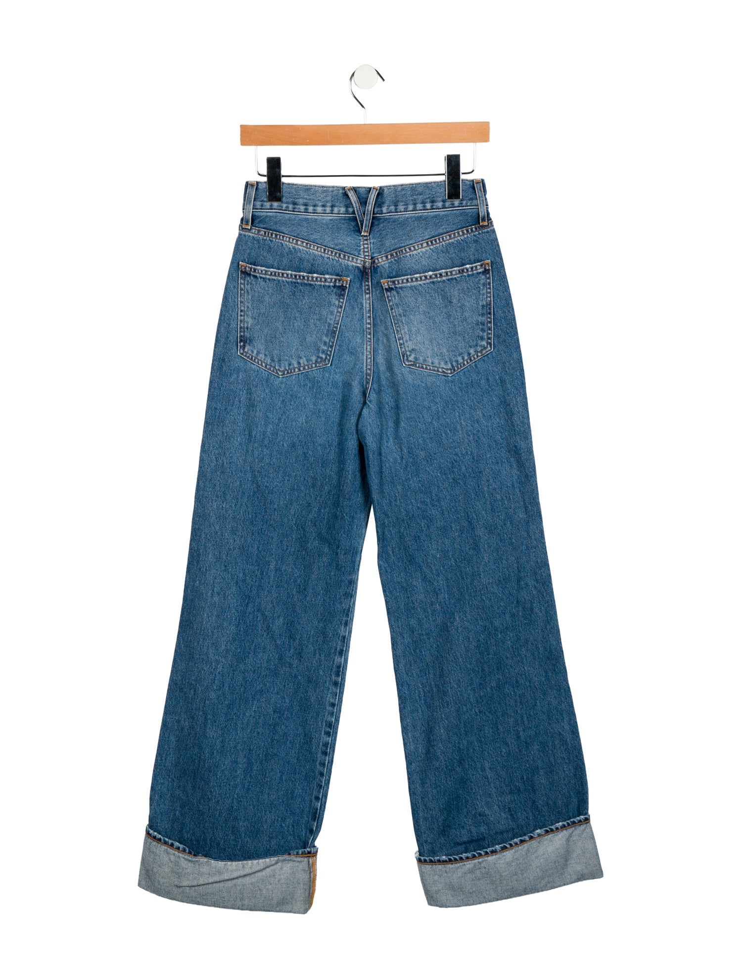 Veronica Beard High-Rise Wide Leg Jeans