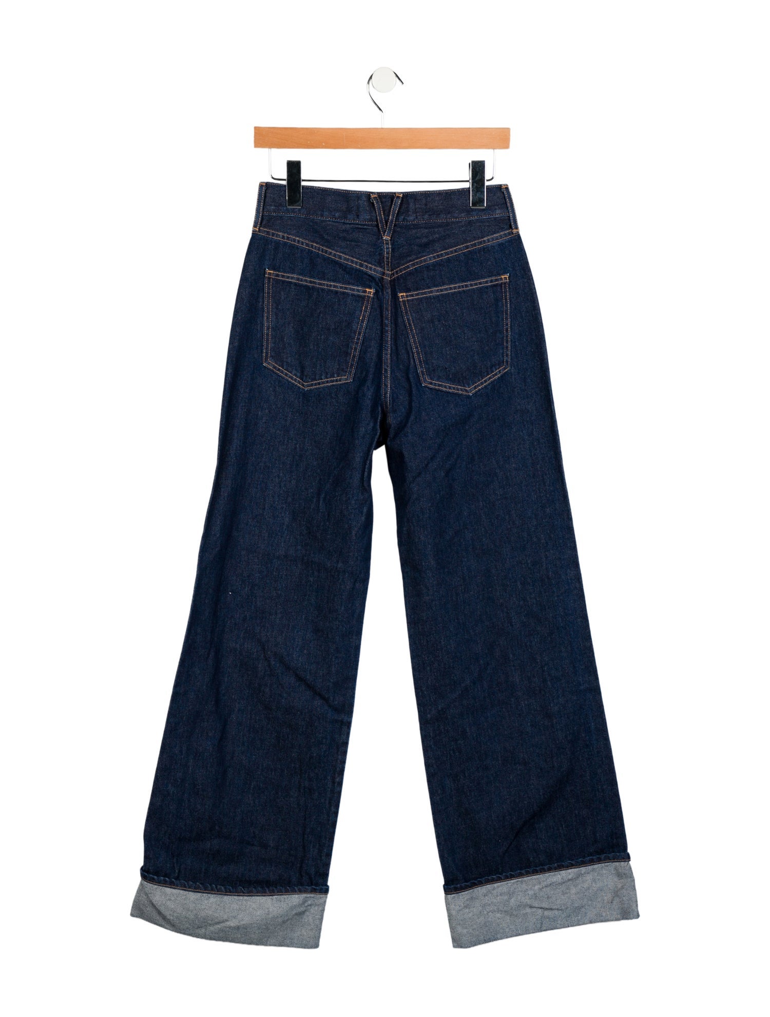 Veronica Beard High-Rise Wide Leg Jeans