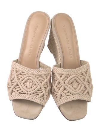 Veronica Beard Raffia Slides